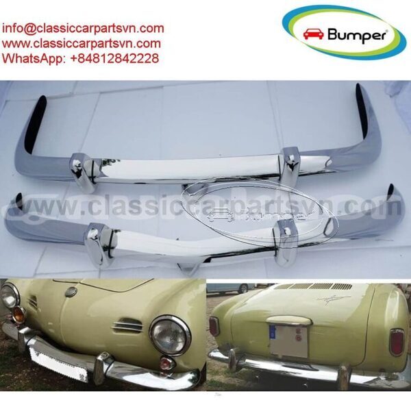 Big with watermark 1 volkswagen karmann ghia euro style bumpers year 1970 1971 768x768