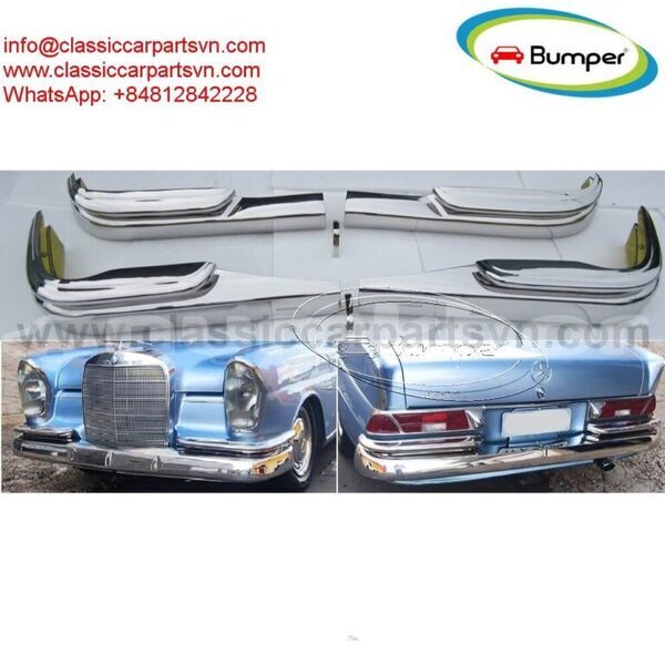Big with watermark mercedes w111 w112 fintail saloon bumpers 1