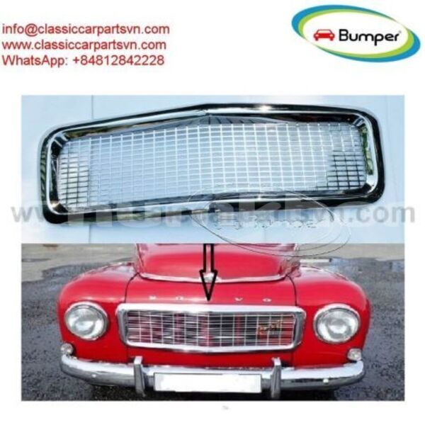 Big with watermark 468 volvo pv 544 front grill new 2