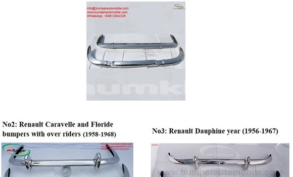 Renault Caravelle bumpers